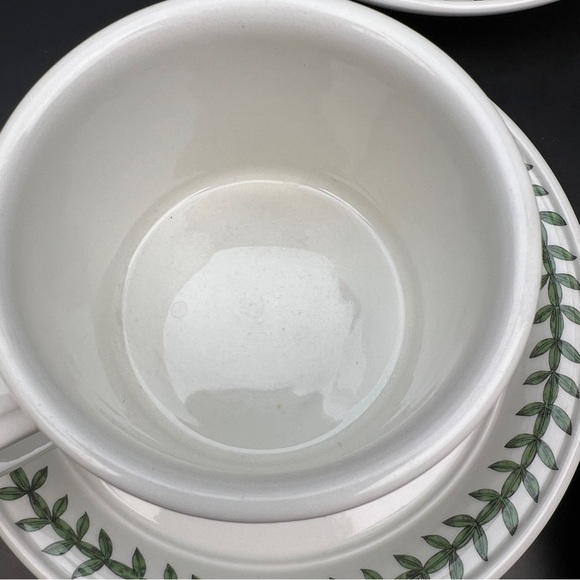 Portmeirion Botanic Garden 4 Floral Mug and Saucer Set Vintage Made in Britain - Picture 8 of 8